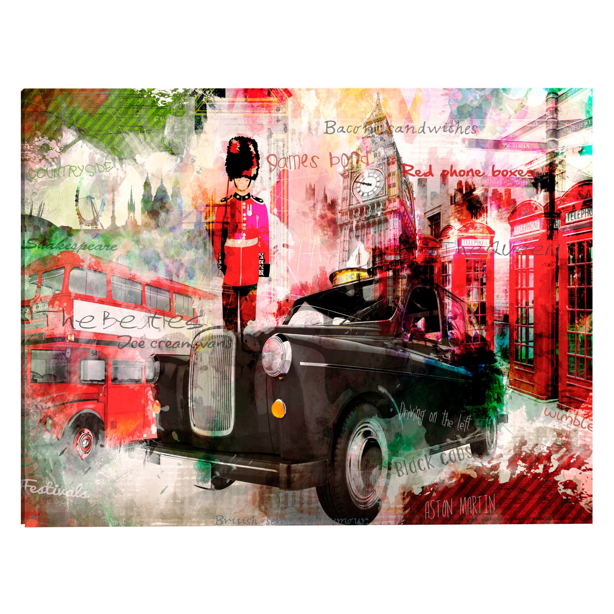 Tablou canvas - Amintiri din Londra - 120 x 80 cm