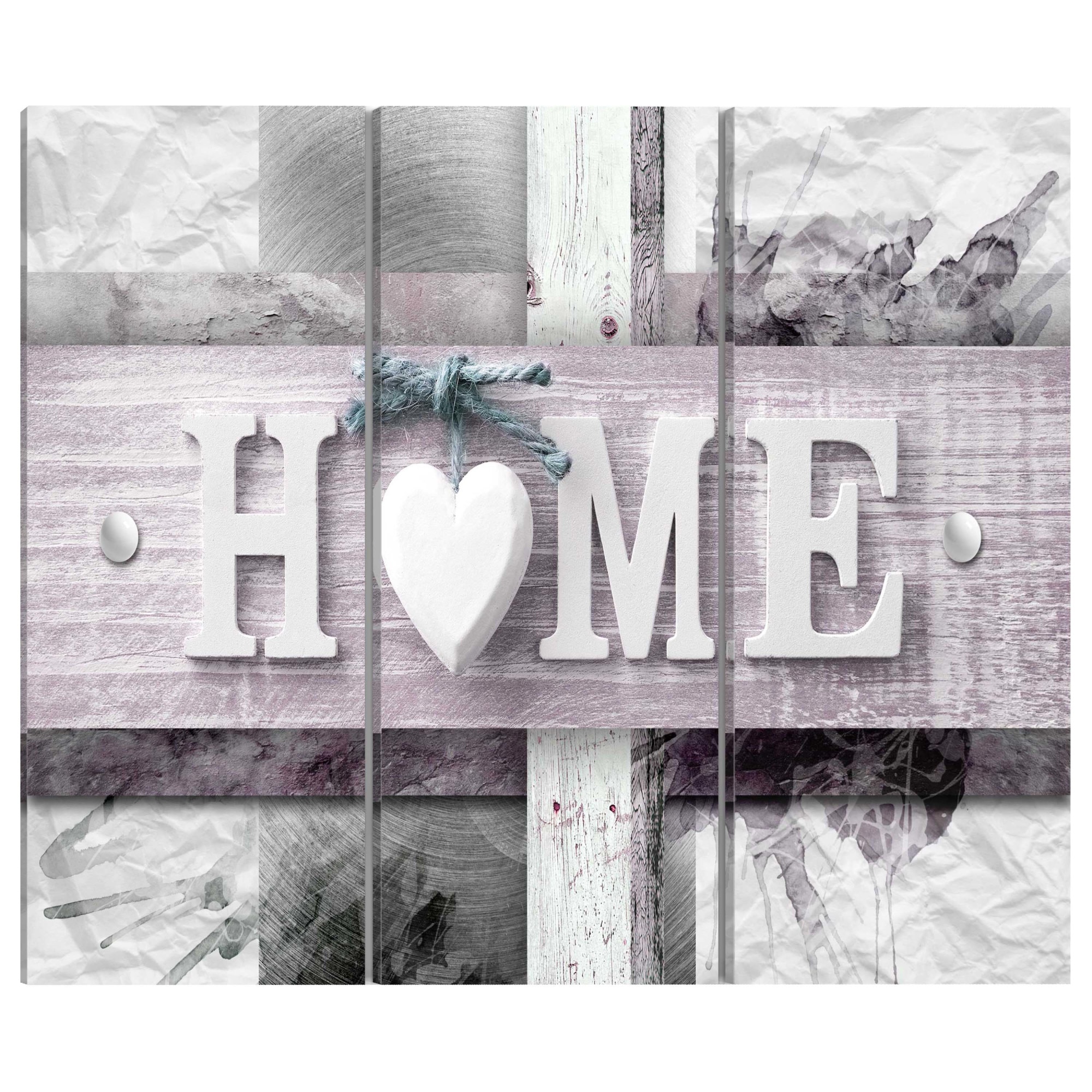 Tablou canvas 3 piese - Heather Vanguard - 90 x 60 cm