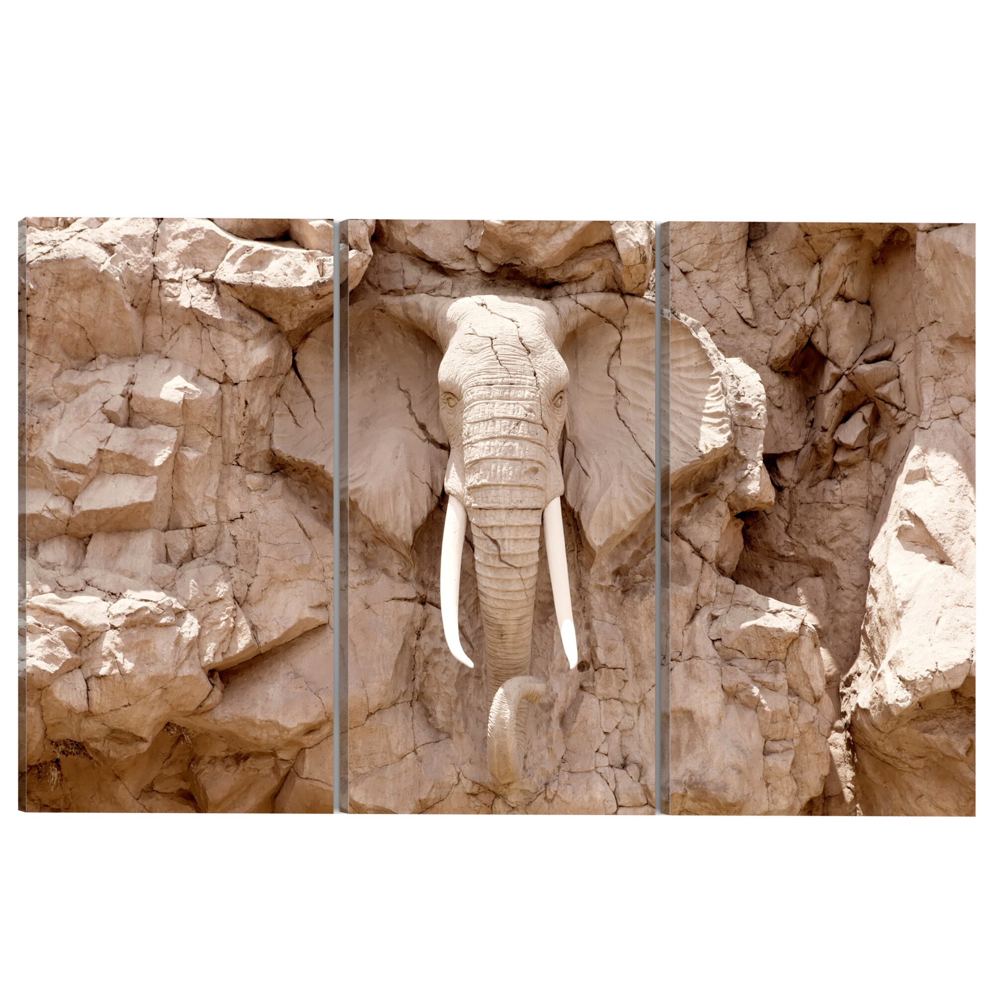 Tablou canvas 3 piese - Garda de piatra - 60 x 30 cm