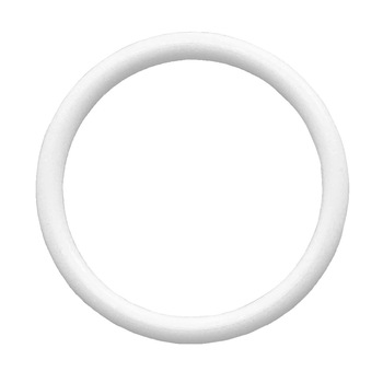 Set de 300 inele D.40 mm pentru perdele, plastic, alb Set de 300 inele D.40 mm pentru perdele, plastic, alb