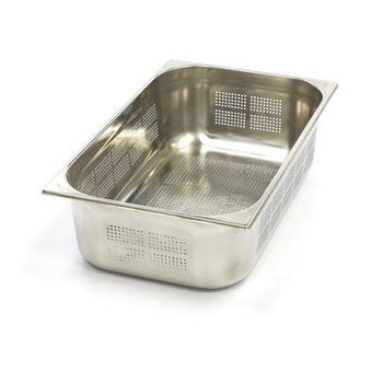 Vascheta gastronorm perforata din otel inoxidabil 1/1 GN, 150 mm, 530 x 325 mm Vascheta gastronorm perforata din otel inoxidabil 1/1 GN, 150 mm, 530 x 325 mm