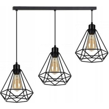 Lustra Vintage 3 Pendule Suport Liniar Lustra Vintage 3 Pendule Suport Liniar