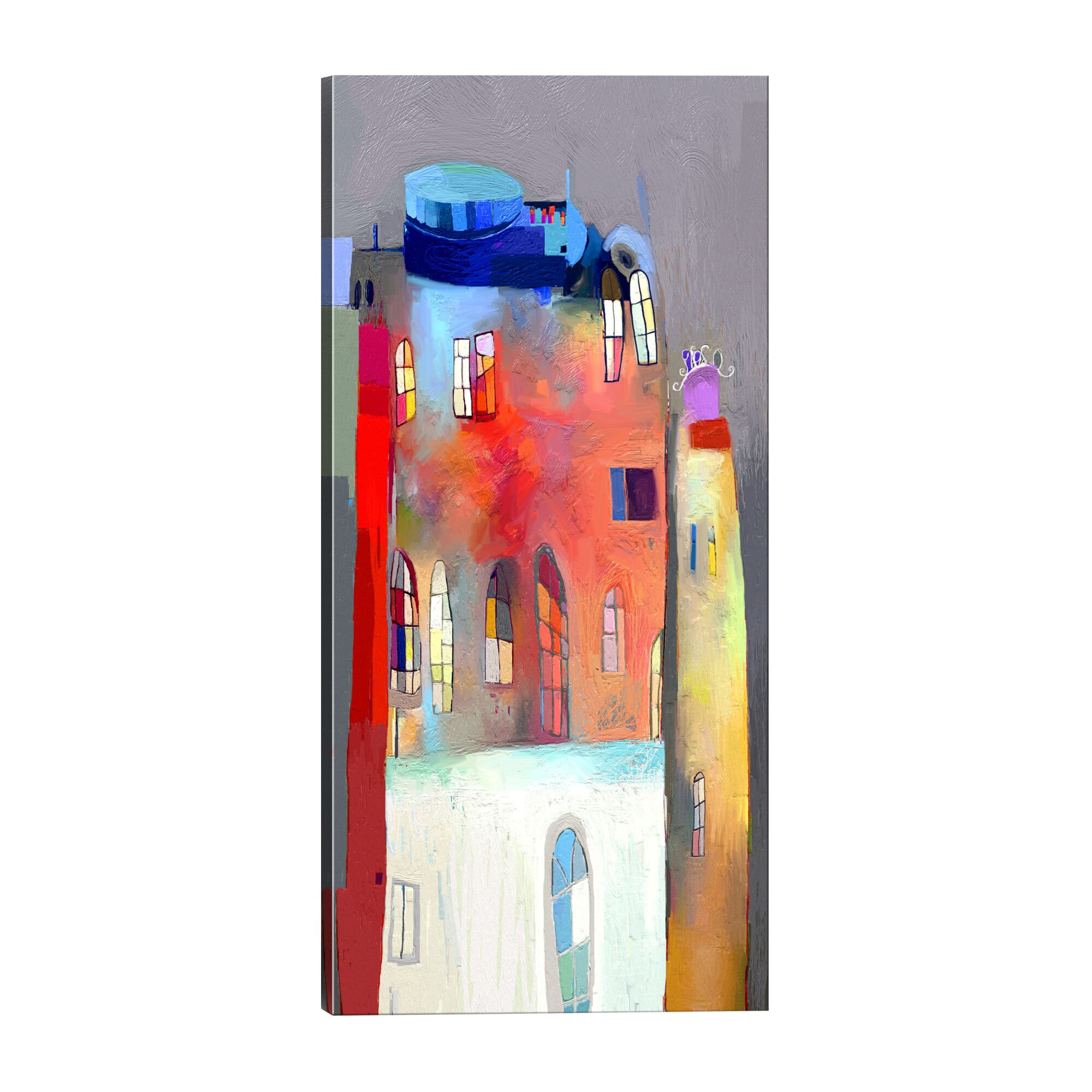 Tablou canvas - Rainbow a ranit casa - 40 x 80 cm