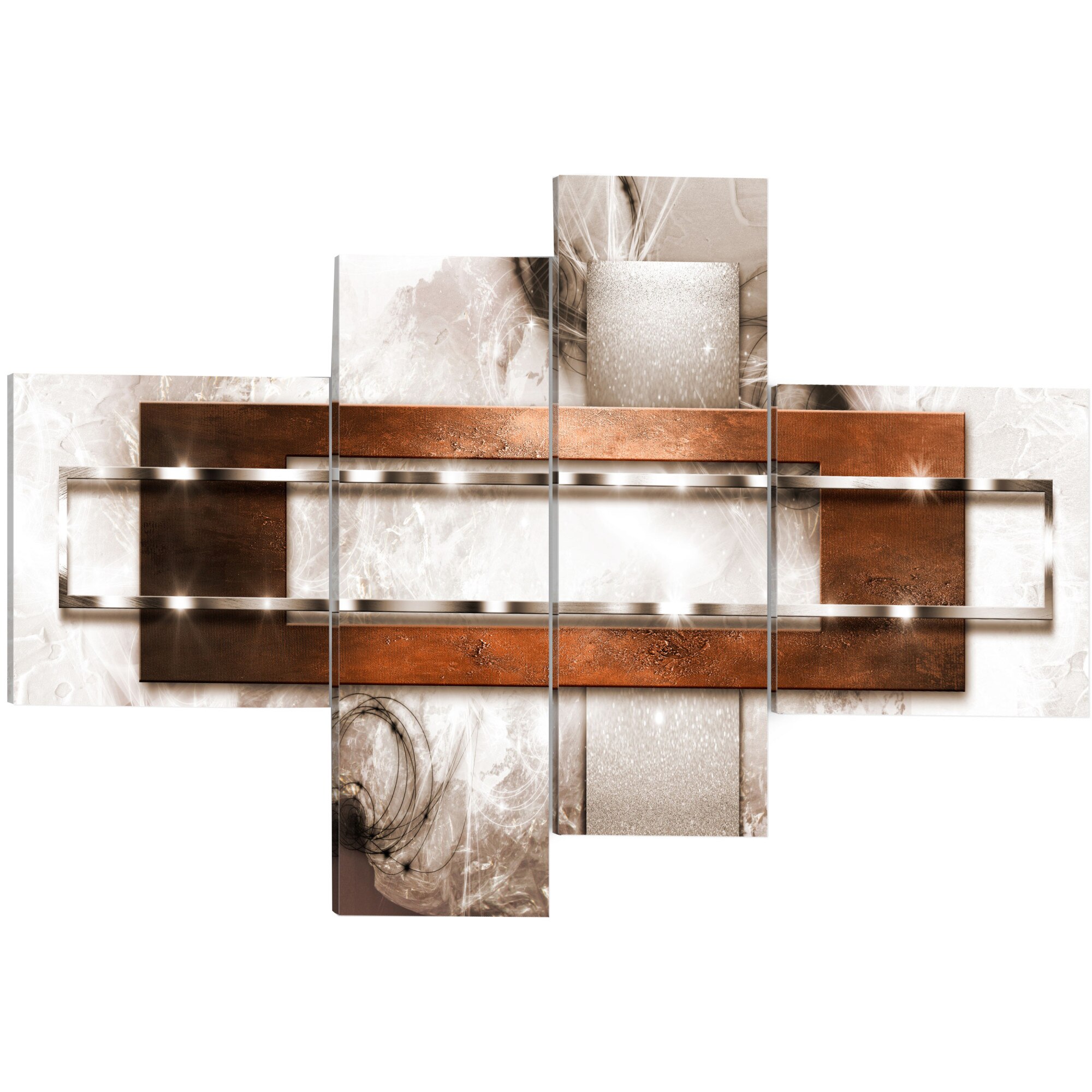 Tablou canvas 4 piese - Calea comerciala de chihlimbar - 200 x 90 cm