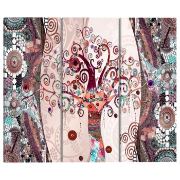 Tablou canvas 3 piese - Arborele de rubin - 120 x 80 cm Tablou canvas 3 piese - Arborele de rubin - 120 x 80 cm