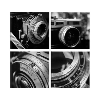 Tablou canvas 4 piese - Camerele de epoca - 90 x 90 cm Tablou canvas 4 piese - Camerele de epoca - 90 x 90 cm