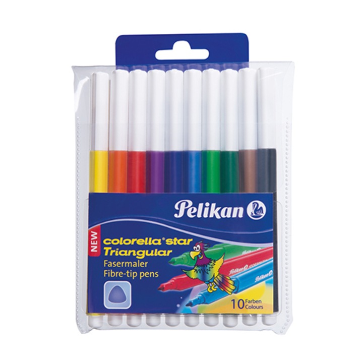 Set 10 carioci color Pelikan Colorella Star, C303
