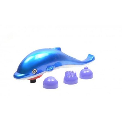 Aparat de masaj cu infrarosu, Delfin Boats, Albastru, 40 cm