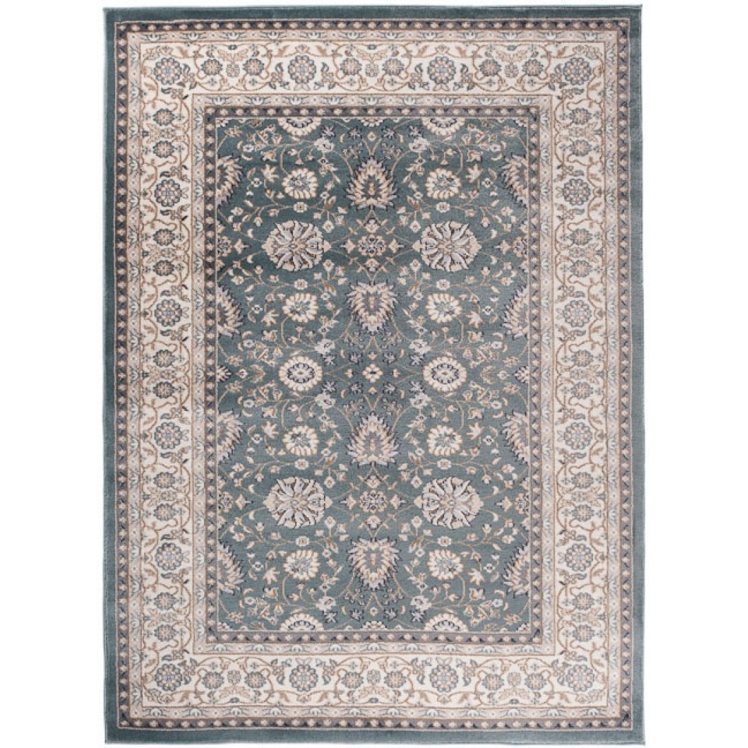 Covor Colorado Modern Short Pile Frame Abstract Chemex 2512D CHU albastru 160x220