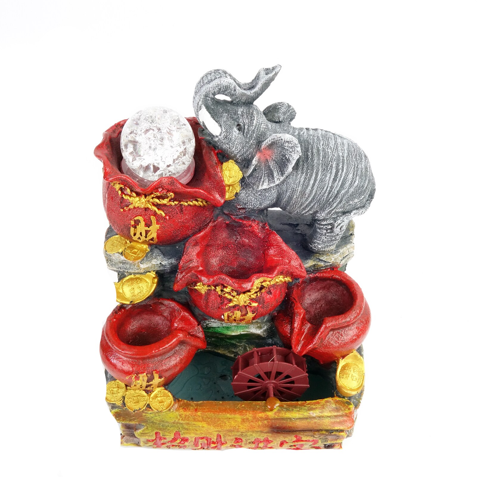 Fantana decorativa, electrica, 28 cm, Multicolor