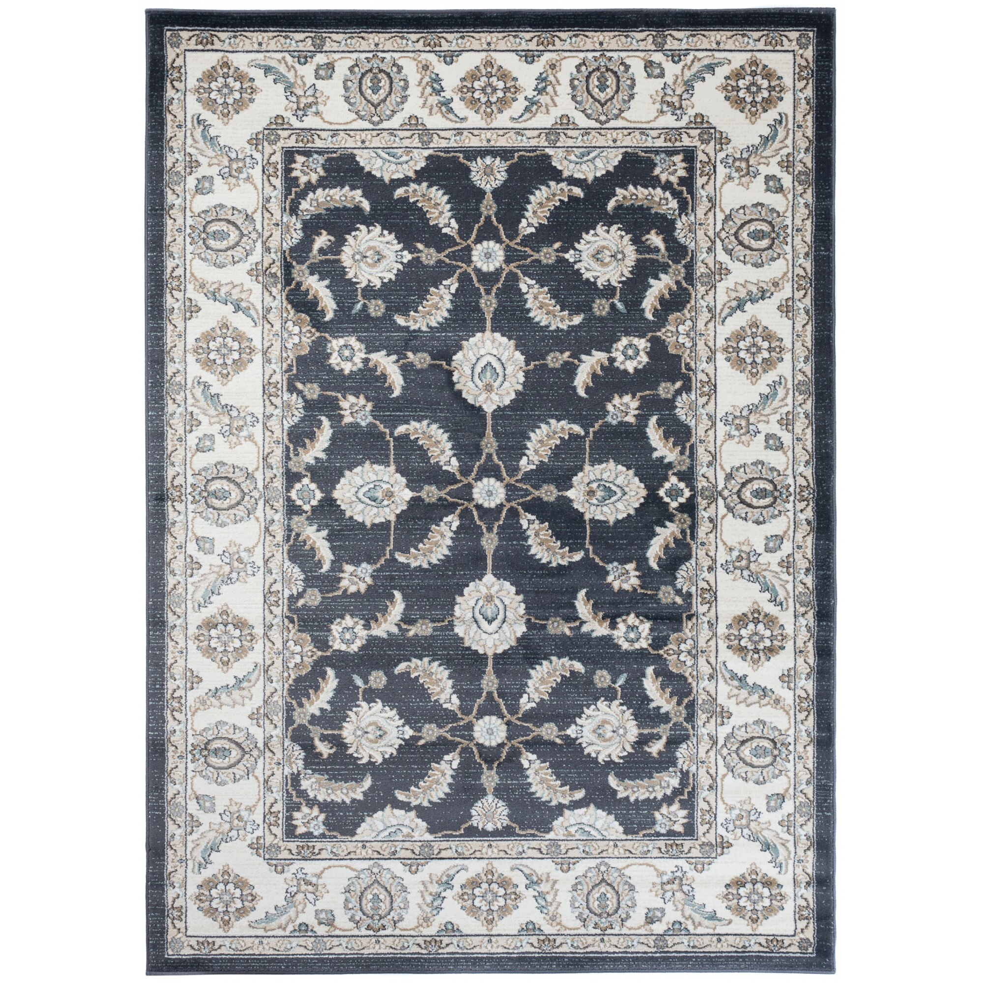 Covor Dubai Traditional Classic Chemex T599B ANTHRATICE CHU negru 300x400