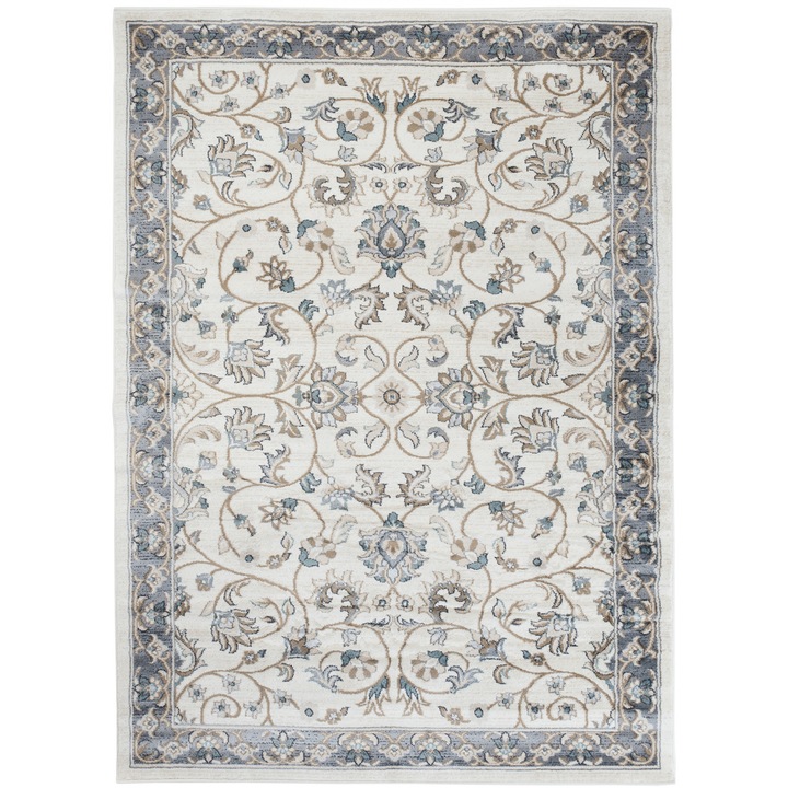 Covor Dubai Traditional Classic Chemex T605B CHU alb 300x400