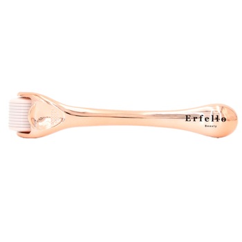 Dermaroller - rola dermatologica ERFELLO cu 540 ace,0.5mm, Rose gold cu ace din titan Dermaroller - rola dermatologica ERFELLO cu 540 ace,0.5mm, Rose gold cu ace din titan