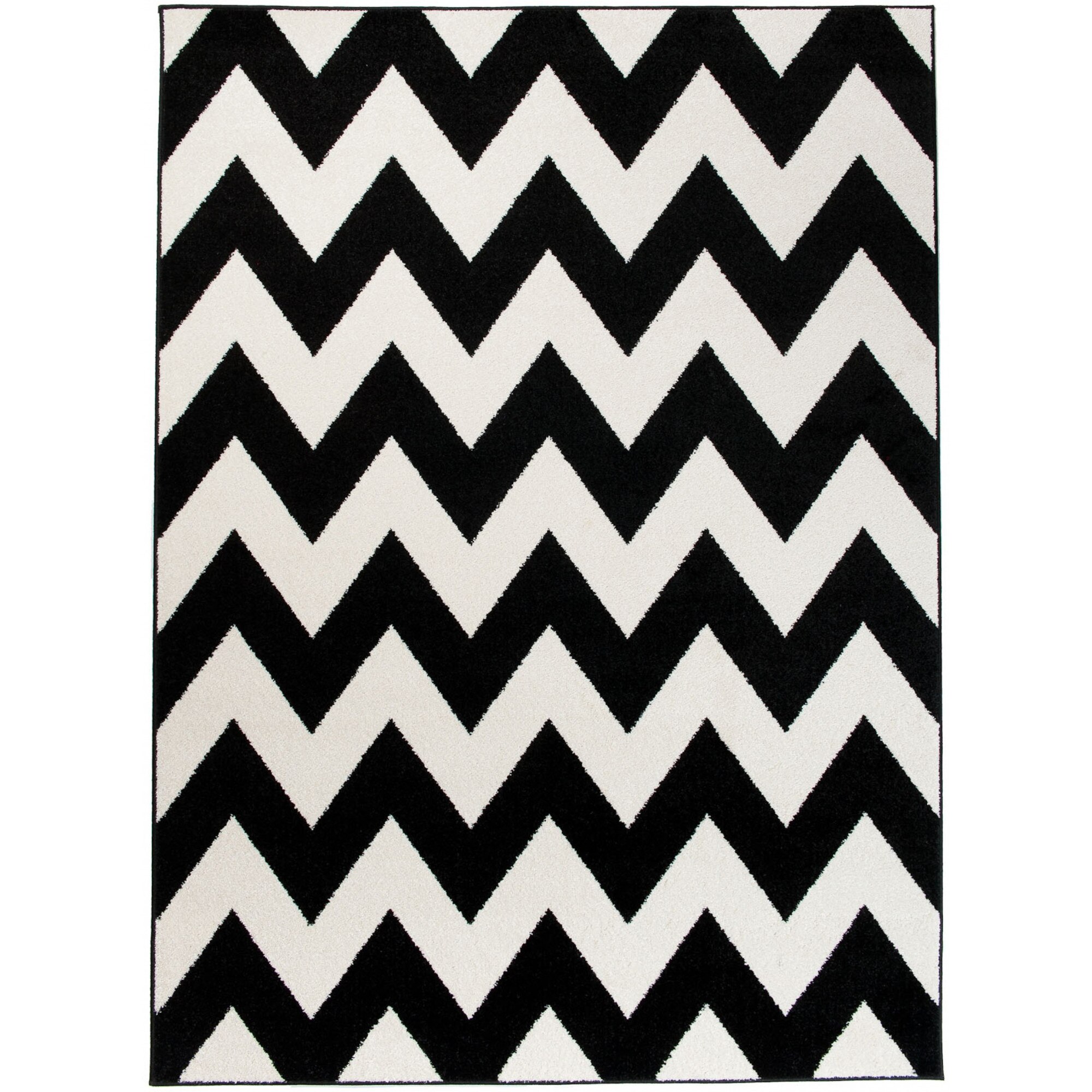 Covor Maroko Modern Short Pile Chemex L891A MAR negru 180x260