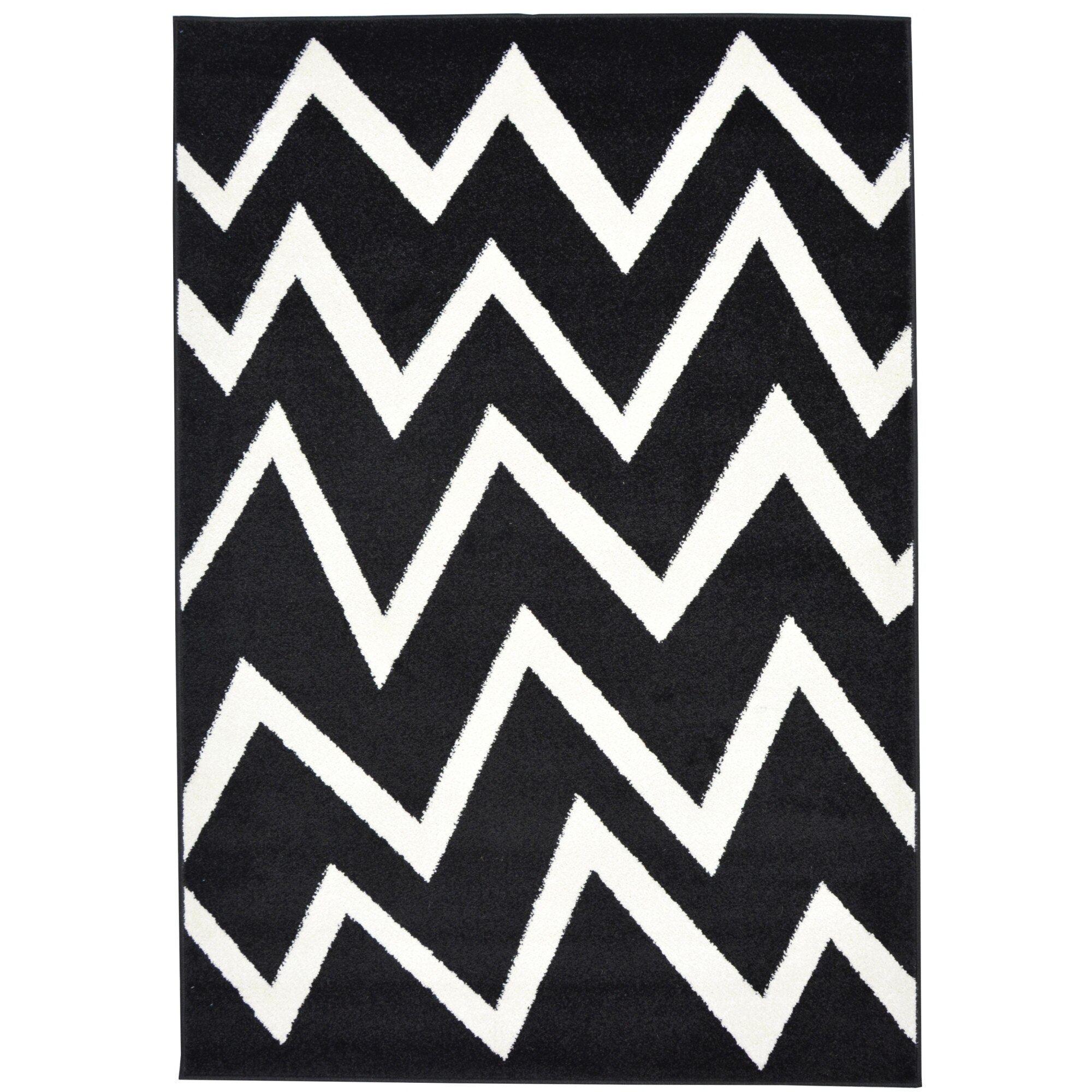 Covor Maroko Modern Short Pile Chemex T422A MAR negru 160x220