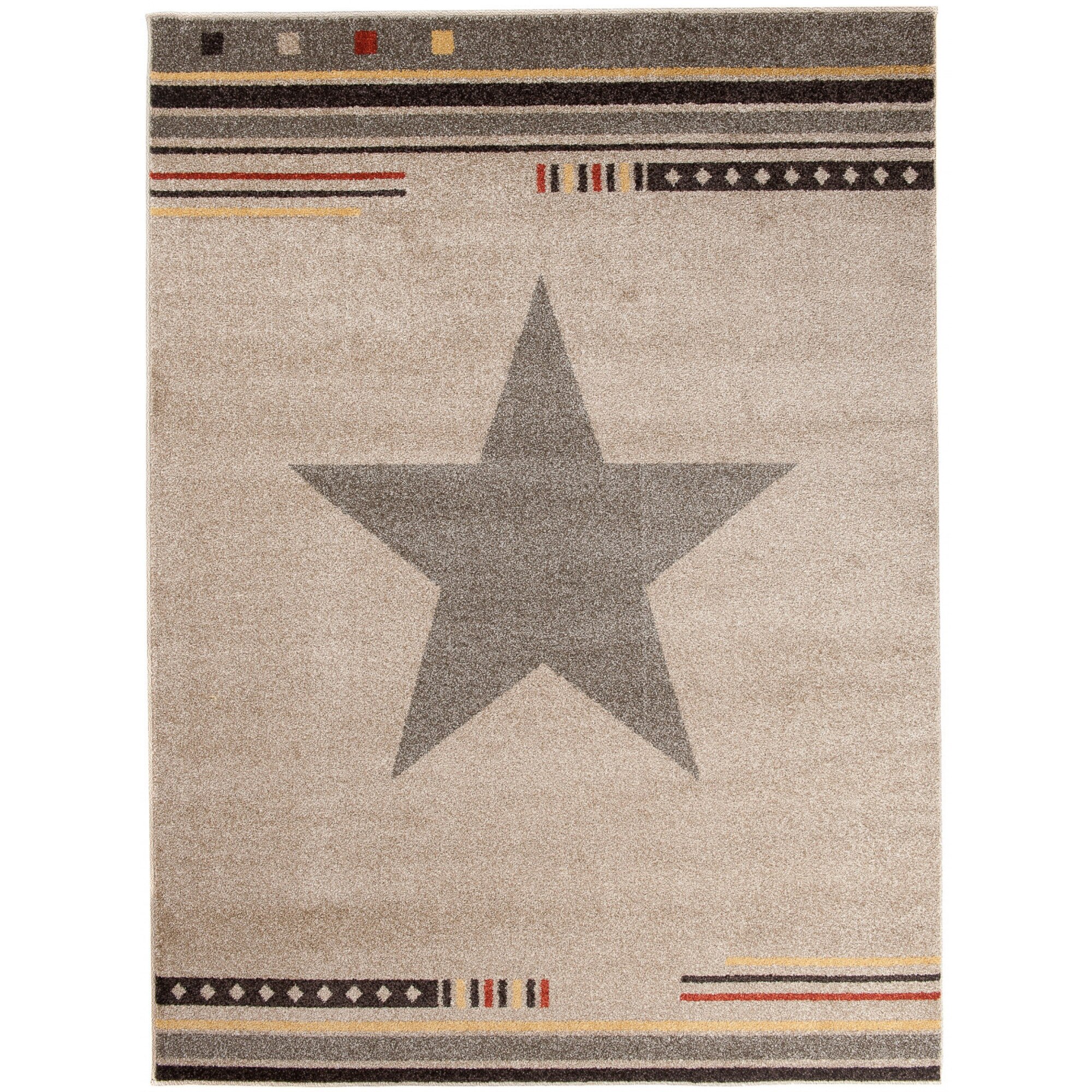 Covor Maroko Modern Short Pile Chemex L916B MAR BQZ bej 160x220