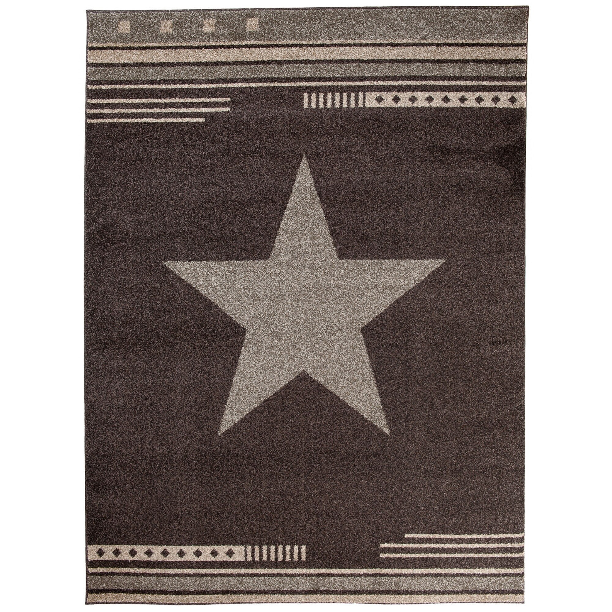 Covor Maroko Modern Short Pile Chemex L916A MAR BQZ maro 160x220