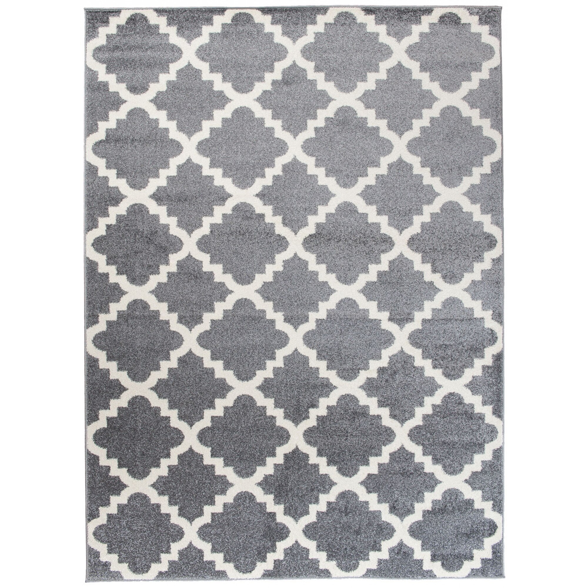 Covor Maroko Modern Short Pile Chemex L890A MAR gri 60x100