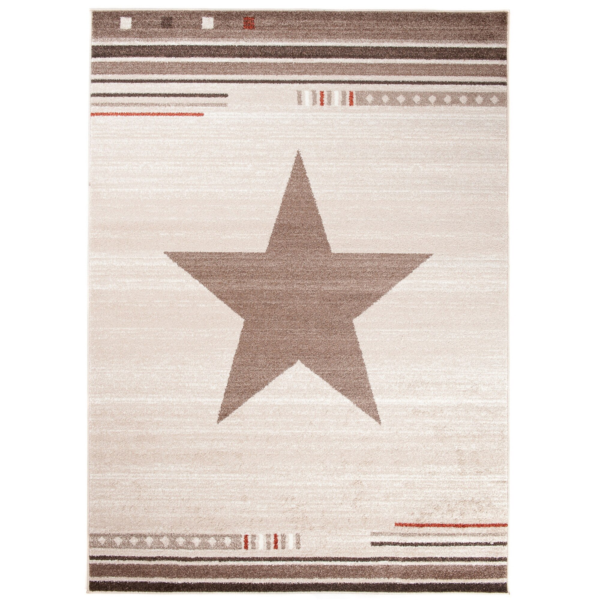 Covor Maroko Modern Short Pile Chemex L916B MAR BRH cremos 120x170