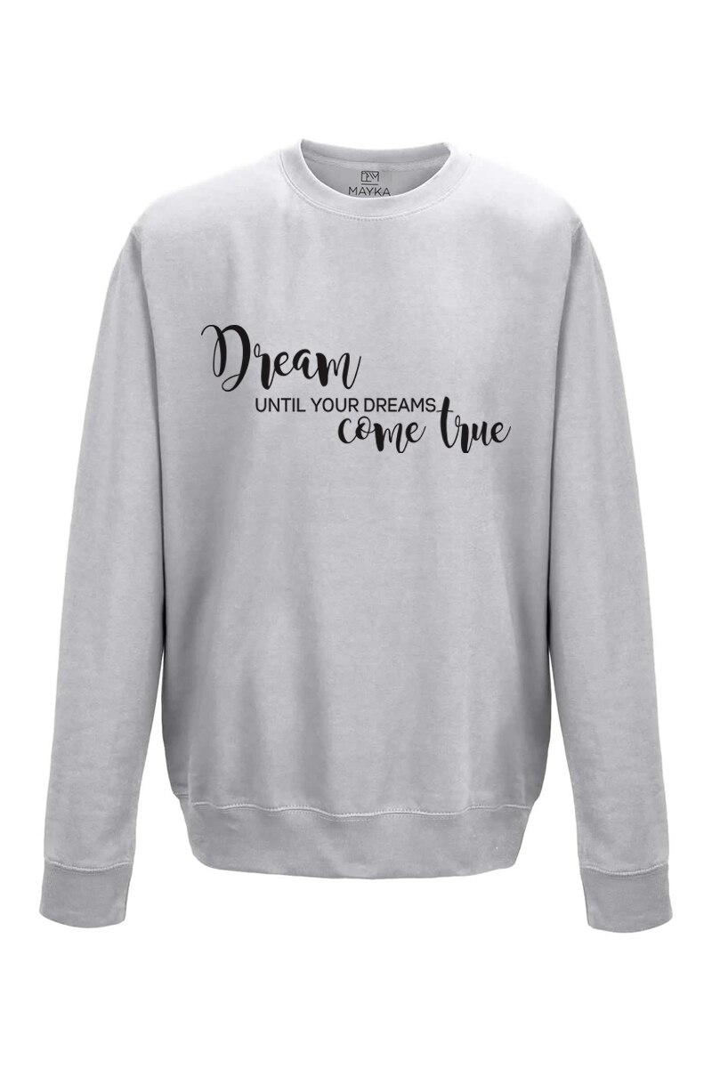 Pulover barbat din bumbac 80%, poliester 20%, MAYKA, model dreams, gri, Gri