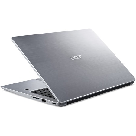 Laptop Ultraportabil Acer Swift 3 SF314-41-R5FJ cu procesor AMD® Ryzen 3 3200U pana la 3.50 GHz, 14", Full HD, IPS, 4GB, 128GB SSD, AMD Radeon Vega 3, Windows 10 Home S, Sparkly Silver