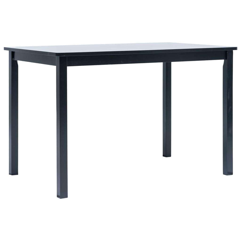 Masa de bucatarie, vidaXL, MDF, 114 x 71 x 75 cm, Negru