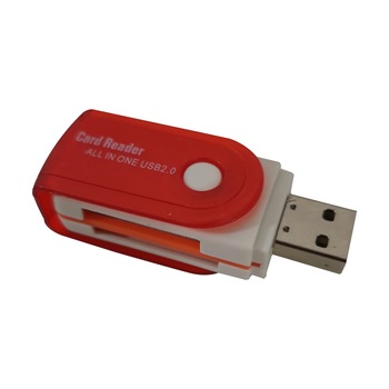 Cititor de carduri, All in One, USB 2.0, SD, MMC, RS-MMC, MiniSD, T-Flash, MS/MS Cititor de carduri, All in One, USB 2.0, SD, MMC, RS-MMC, MiniSD, T-Flash, MS/MS