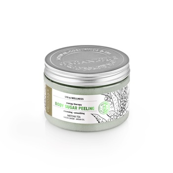 Exfoliant corporal Feel-Up cu ceai Matcha si caviar verde, Organique 450 ml Exfoliant corporal Feel-Up cu ceai Matcha si caviar verde, Organique 450 ml