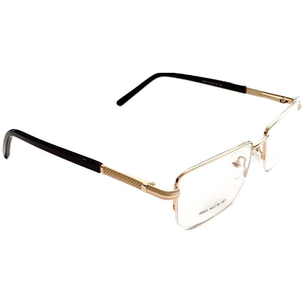 Rame ochelari de vedere, Smart, Barbat, S860, 54mm, Auriu/Maro