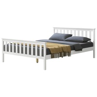 pat lemn wood encasa 208 x 188 x 82 cm lemn de bradpal 200 kg alb pentru 2 persoane imagen 58_0_
0