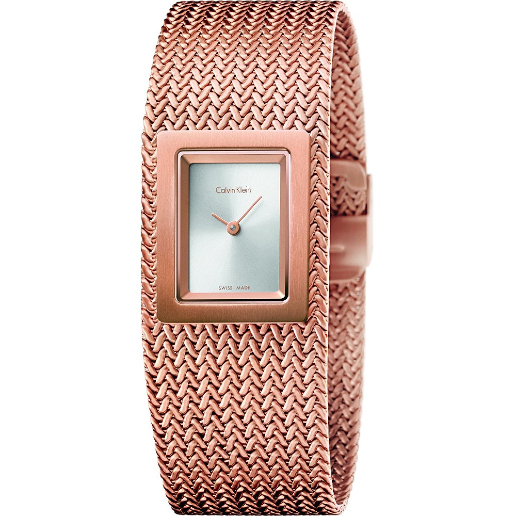 Ceas Dama, Calvin Klein, Mesh K5L13636