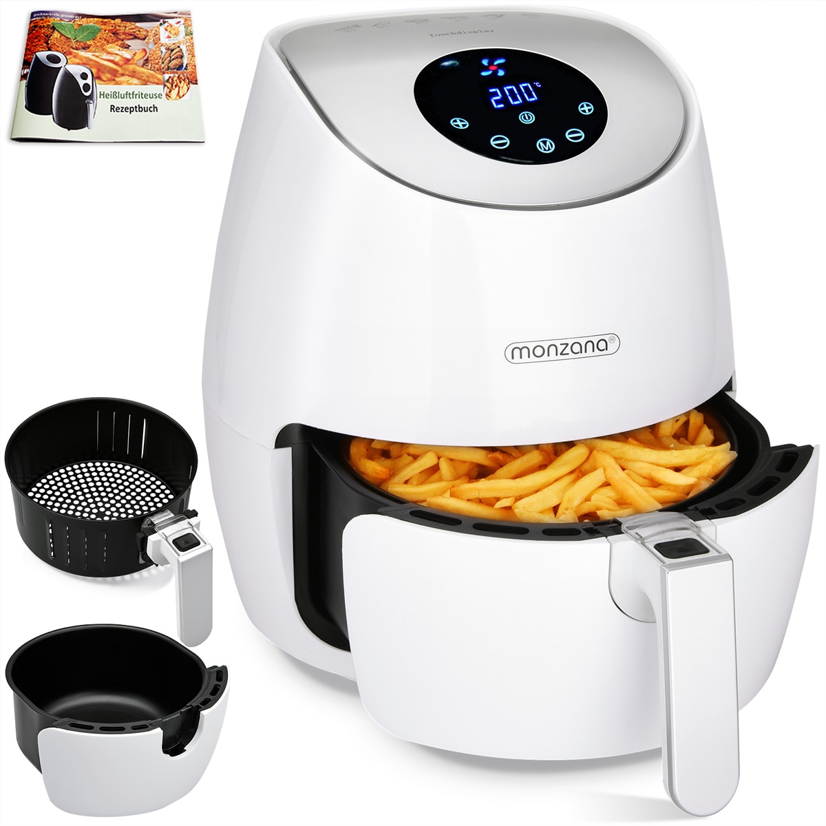 Aparat De Gatit Cu Aer Cald Power Air Fryer