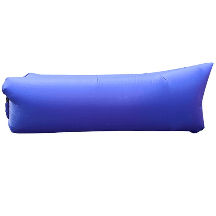 Lazy Bag - pumpa nélkül felfújható matrac kanapé - kék