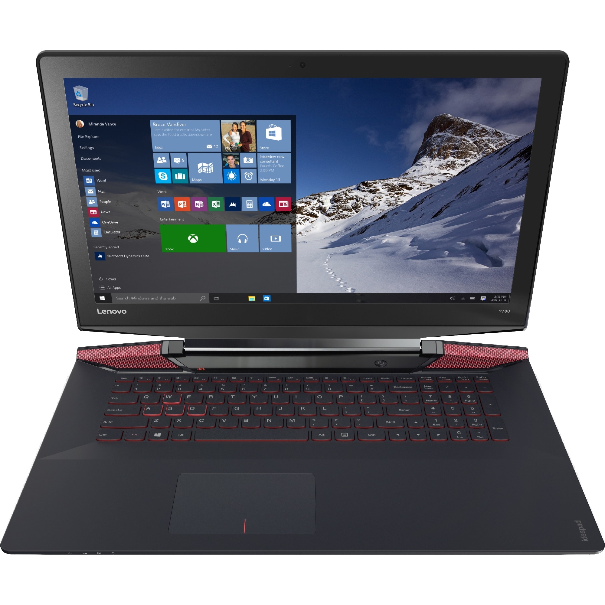 Identify I complain satire Laptop Gaming Lenovo IdeaPad Y700-15 cu procesor Intel® Core™ i7-6700HQ  2.60GHz, Skylake, 15.6", Full HD, 16GB, 512GB SSD, DVD-RW, nVIDIA GeForce  GTX 960M 4GB, Microsoft Windows 10, Black - eMAG.ro