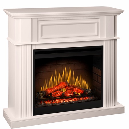 Semineu Atena Vanilla - cu focar electric 3D Dimplex Optiflame DF2608-EU cu sunet