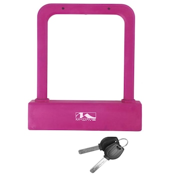 Antifurt cu cheie B 205 M-Wave , Roz Antifurt cu cheie B 205 M-Wave , Roz