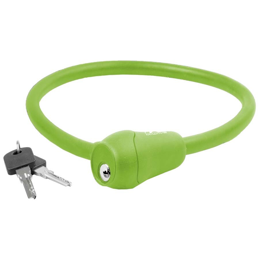 Antifurt cu cheie M-Wave , 12x600 mm , Verde