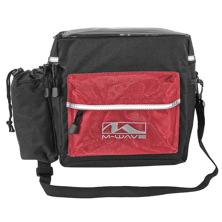 Geanta ghidon M-Wave,N/Rosu, CLIP-ON