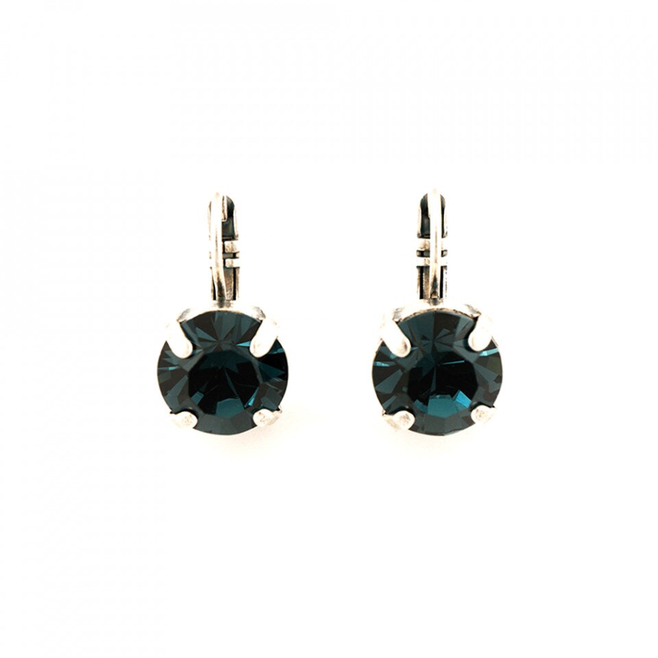 Cercei placati cu Argint 925, Cristale Swarovski, Montana by Roxannes - Mariana Jewellery, Albastru 1448-207SP6