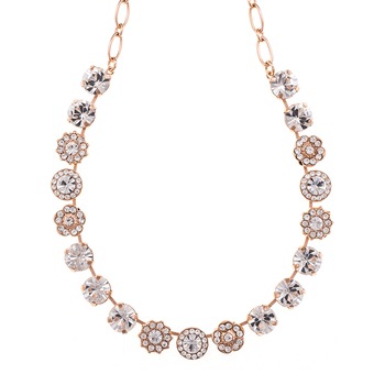 Colier placat cu Aur roz de 24K, Cristale, On a Clear Day by Roxannes - Mariana Jewellery, Cristal Transparent 3084-001001RG Colier placat cu Aur roz de 24K, Cristale, On a Clear Day by Roxannes - Mariana Jewellery, Cristal Transparent 3084-001001RG