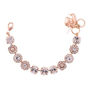 Bratara placata cu Aur roz de 24K, Cristale, On a Clear Day by Roxannes - Mariana Jewellery, Cristal Transparent 4084-001001RG Bratara placata cu Aur roz de 24K, Cristale, On a Clear Day by Roxannes - Mariana Jewellery, Cristal Transparent 4084-001001RG