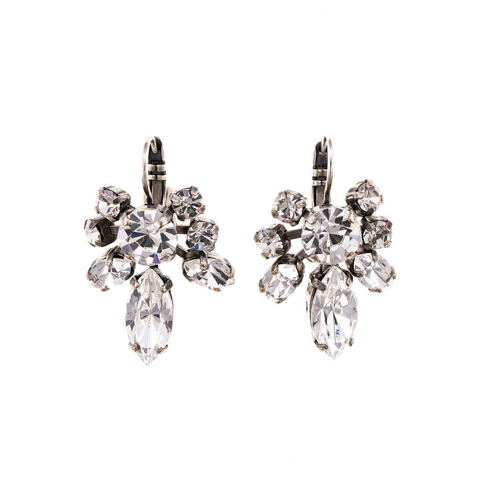 Cercei placati cu Argint 925, Cristale, On a Clear Day by Roxannes - Mariana Jewellery, Cristal Transparent 1150/1-001001SP6