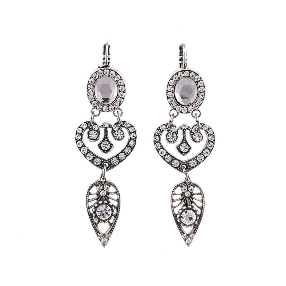 Cercei placati cu Argint 925, Cristale, On a Clear Day by Roxannes - Mariana Jewellery, Cristal Transparent 1423/1-001001SP6