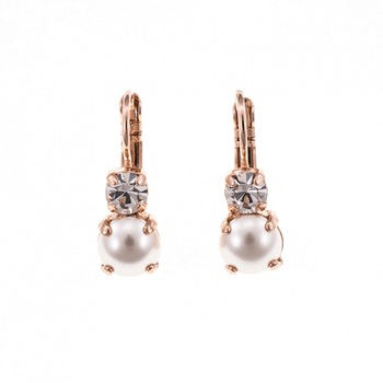 Cercei placati cu Aur roz de 24K, Cristale Swarovski si Pietre semipretioase, On a Clear Day by Roxannes - Mariana Jewellery, Cristal Transparent/Alb 1190-001M48RG6 Cercei placati cu Aur roz de 24K, Cristale Swarovski si Pietre semipretioase, On a Clear Day by Roxannes - Mariana Jewellery, Cristal Transparent/Alb 1190-001M48RG6