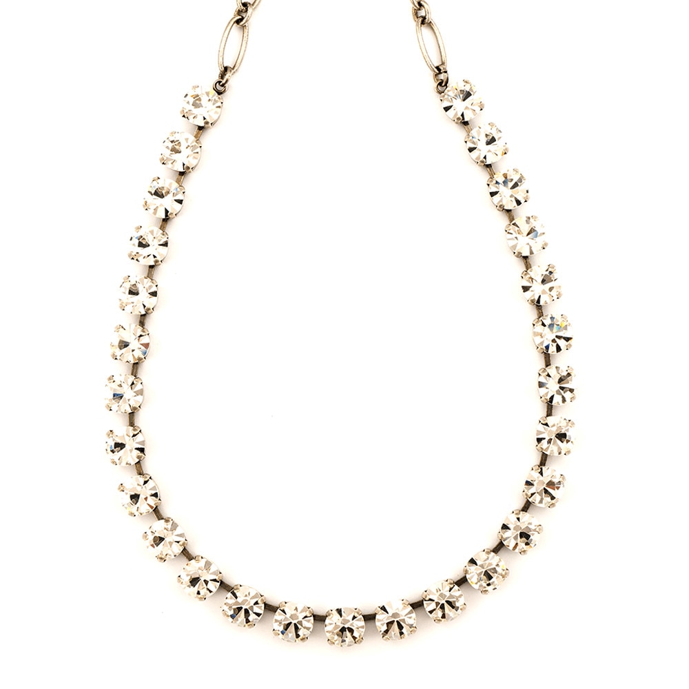 Colier placat cu Argint 925, Cristale, On a Clear Day by Roxannes - Mariana Jewellery, Cristal Transparent 3252-001SP