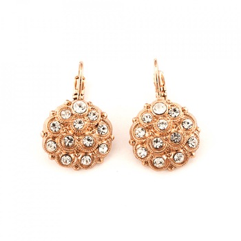 Cercei placati cu Aur roz de 24K, Cristale Swarovski, On a Clear Day by Roxannes - Mariana Jewellery, Cristal Transparent 1028/2-001001RG6 Cercei placati cu Aur roz de 24K, Cristale Swarovski, On a Clear Day by Roxannes - Mariana Jewellery, Cristal Transparent 1028/2-001001RG6