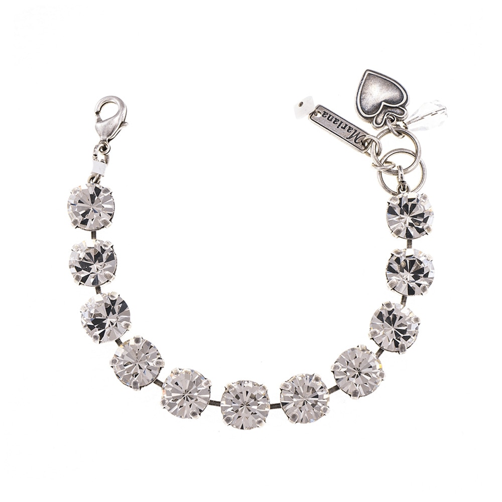 Bratara placata cu Argint 925, Cristale, On a Clear Day by Roxannes - Mariana Jewellery, Cristal Transparent 4474-001SP