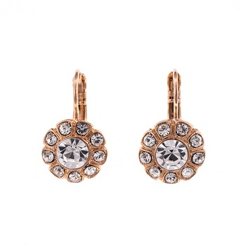 Cercei placati cu Aur roz de 24K, Cristale, On a Clear Day by Roxannes - Mariana Jewellery, Cristal Transparent 1131-001001RG6 Cercei placati cu Aur roz de 24K, Cristale, On a Clear Day by Roxannes - Mariana Jewellery, Cristal Transparent 1131-001001RG6