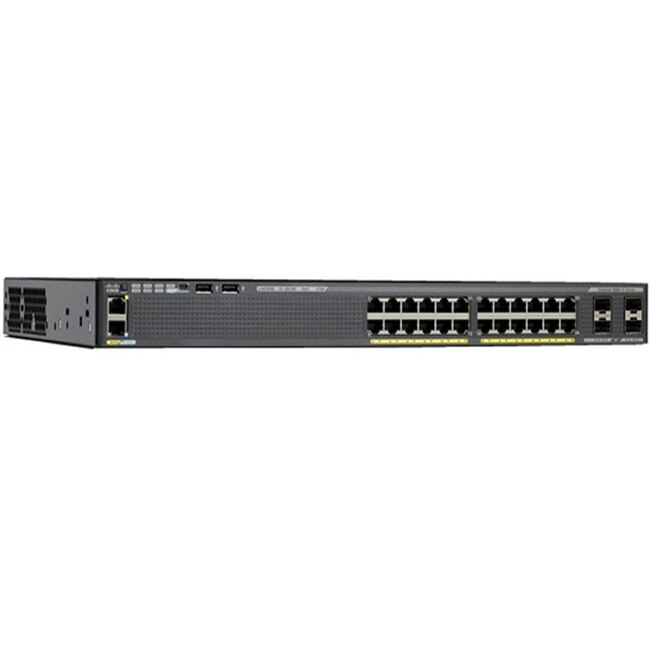 Switch Cisco Catalyst 2960-X 24 GigE PoE 370W, 2 x 10G SFP+, LAN Base, WS-C2960X-24PD-L