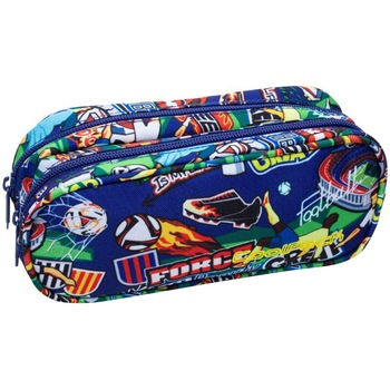 Penar CoolPack Clever, doua fermoare, football cartoon Penar CoolPack Clever, doua fermoare, football cartoon